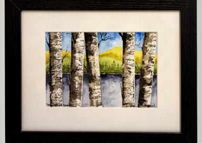 Through the trees by Kristen Hiestand