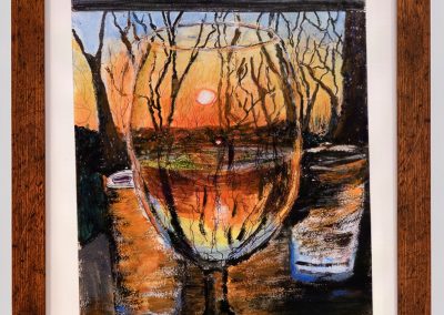 Celebrating 1St Warm Spring Evening! by Michele Reday Cook