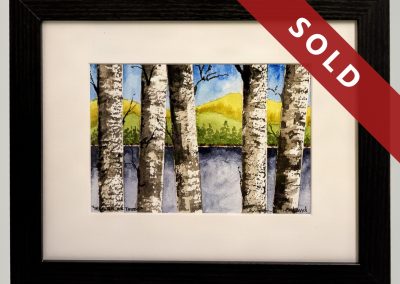 Through the trees by Kristen Hiestand